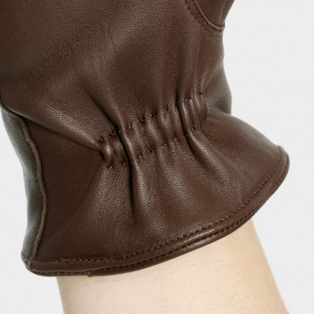 Gant cuir pour homme - Le Rebelle coloris fauvette Gant cuir pour homme - Le Rebelle coloris fauvette
