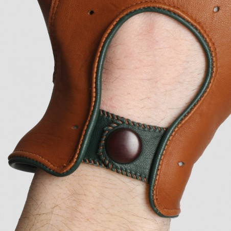 Détail teinte périer du Gant de conduite homme - Le Pilote Felipe Détail teinte périer du Gant de conduite homme - Le Pilote Felipe